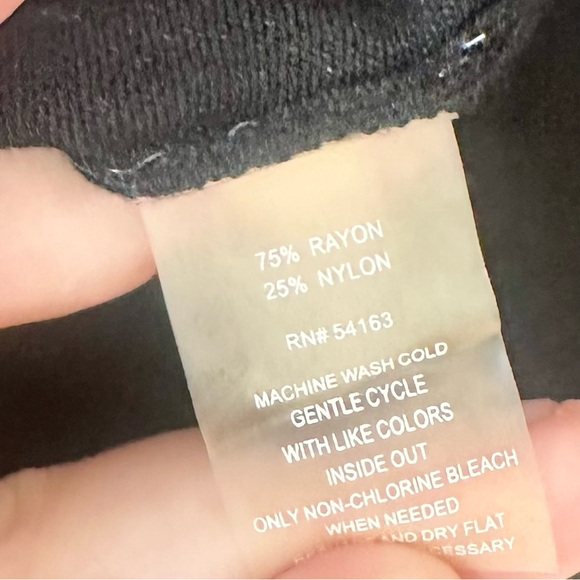 Calvin Klein Black Cropped Shrug Cardigan - Size: Large - Picture 8 of 12